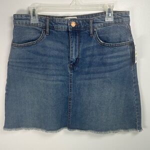 William Rast Blue A-line Mini Skirt Casual Midtown Revenge size 30